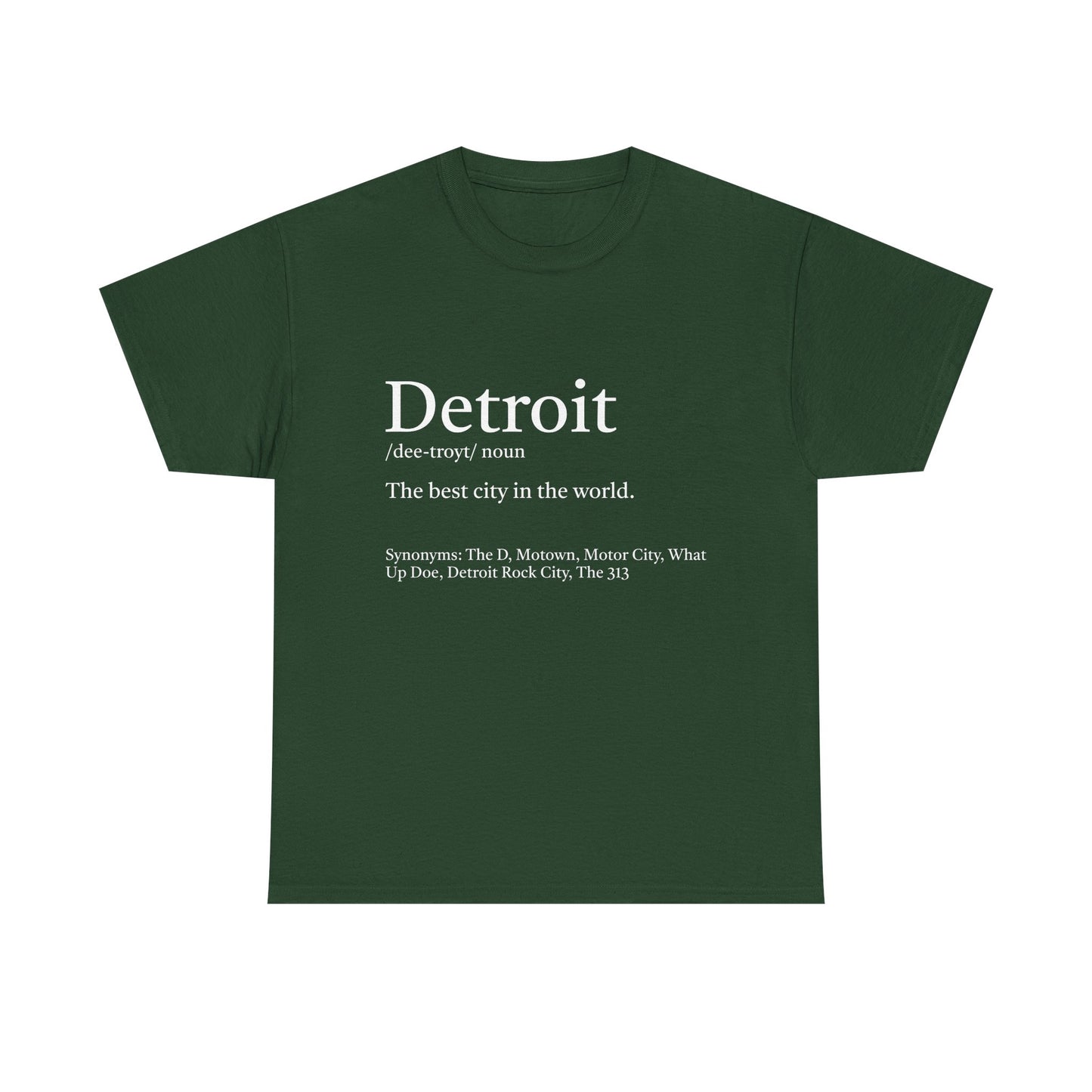 Definition of Detroit Unisex Tee - Define Your Style and Represent Motor City