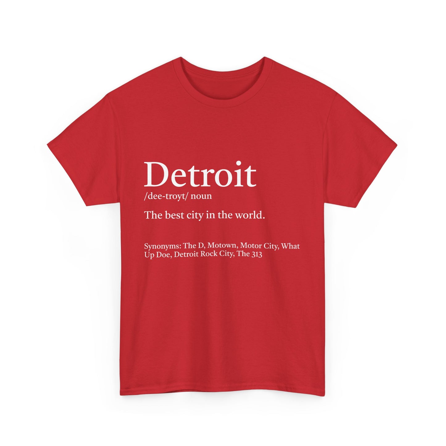 Definition of Detroit Unisex Tee - Define Your Style and Represent Motor City