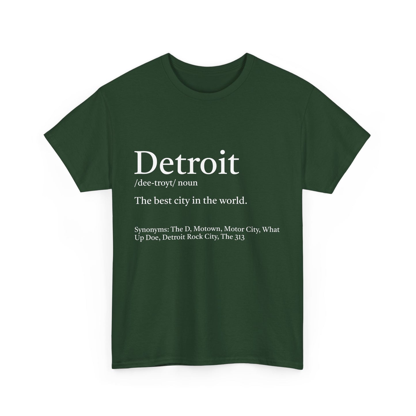 Definition of Detroit Unisex Tee - Define Your Style and Represent Motor City
