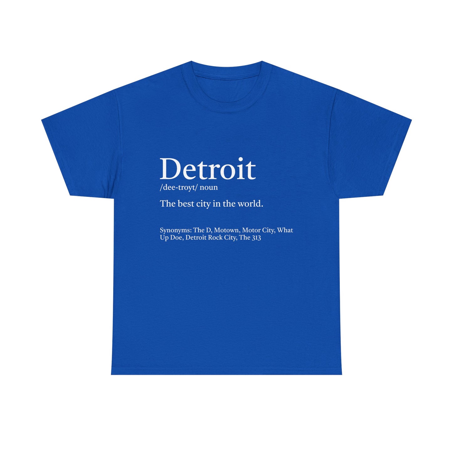 Definition of Detroit Unisex Tee - Define Your Style and Represent Motor City