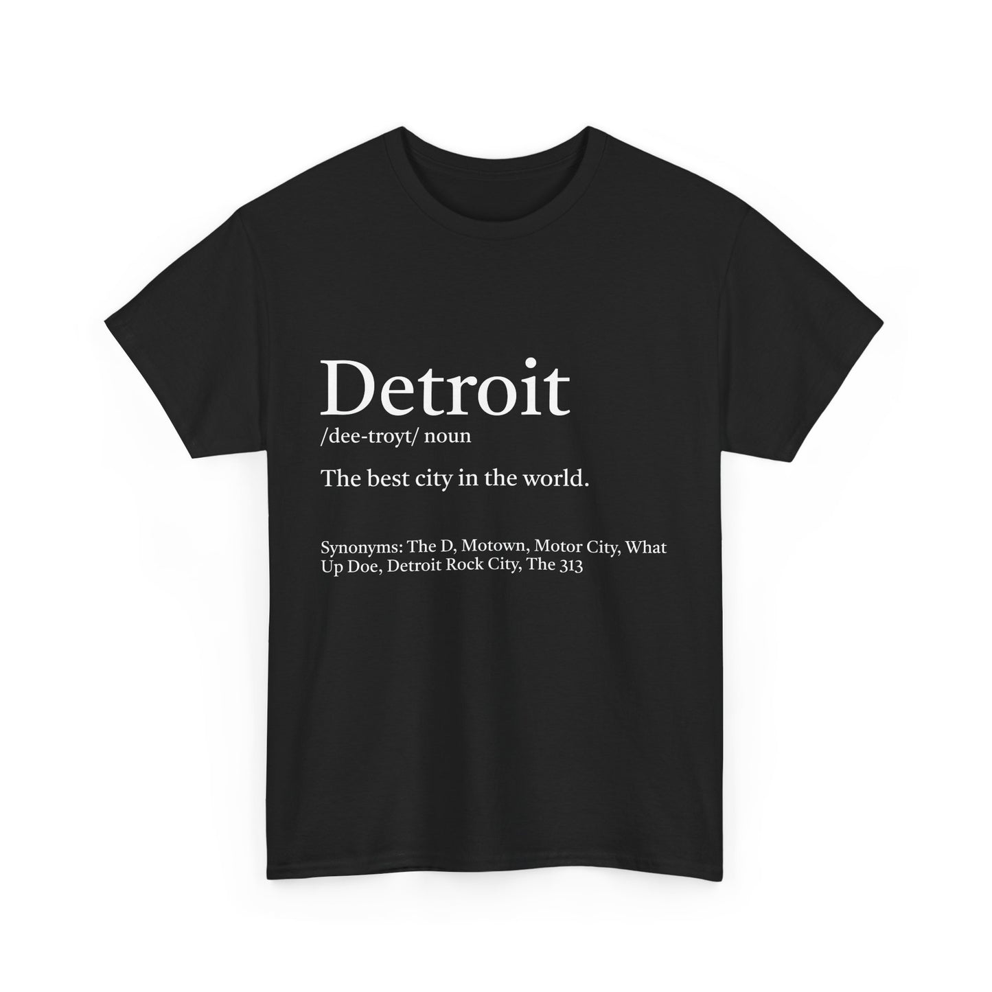 Definition of Detroit Unisex Tee - Define Your Style and Represent Motor City