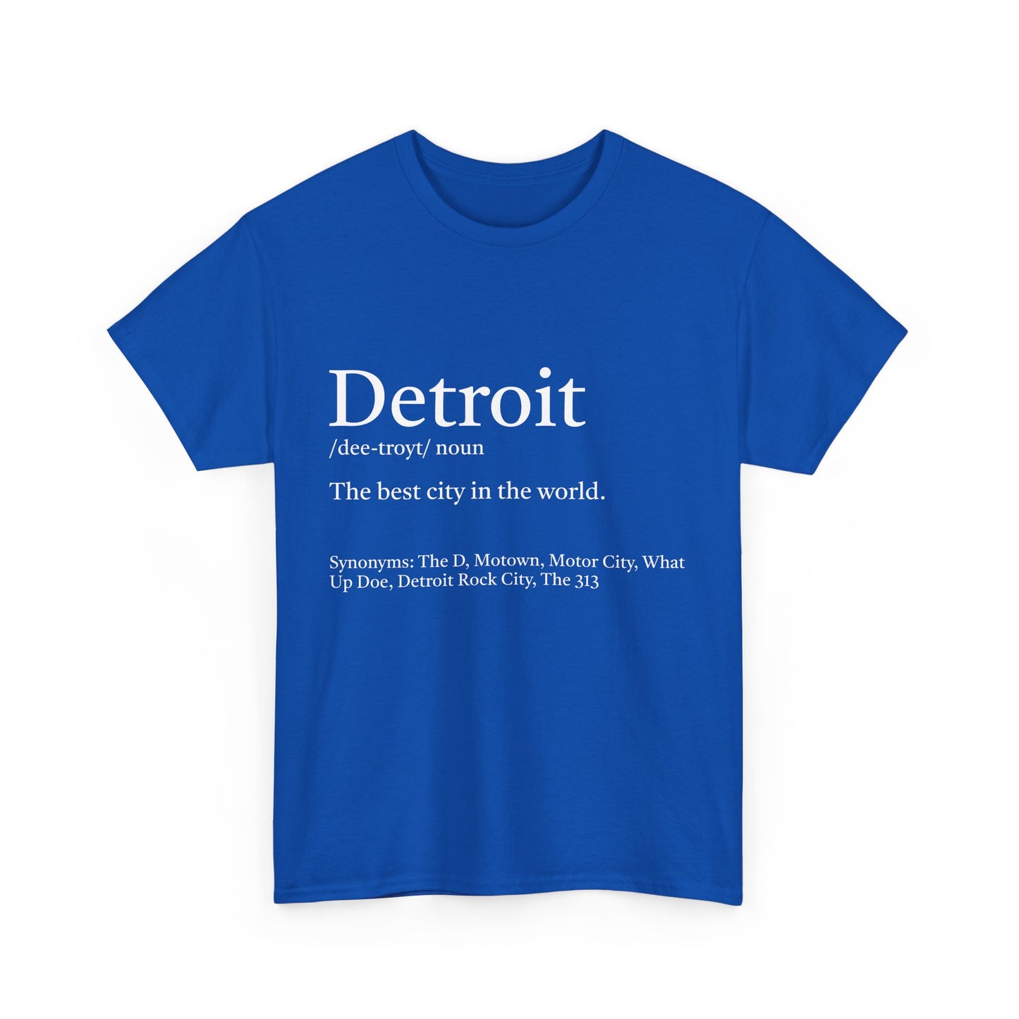 Definition of Detroit Unisex Tee - Define Your Style and Represent Motor City