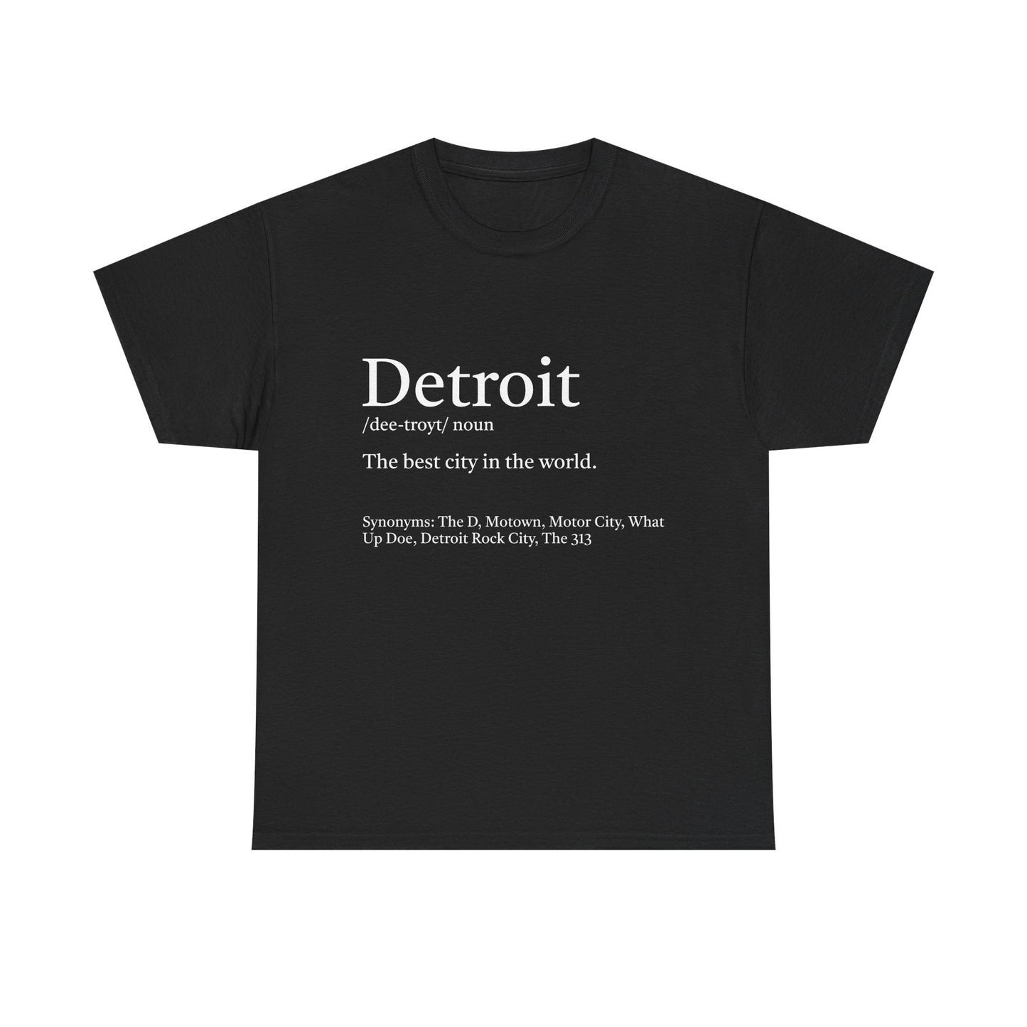 Definition of Detroit Unisex Tee - Define Your Style and Represent Motor City